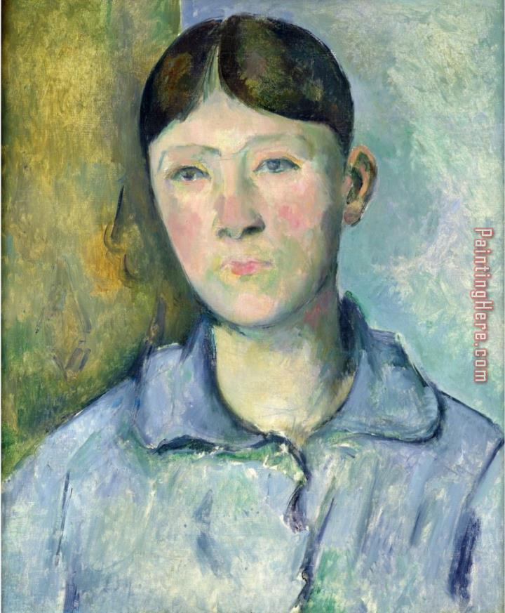 Paul Cezanne Portrait of Madame Cezanne 1885 90